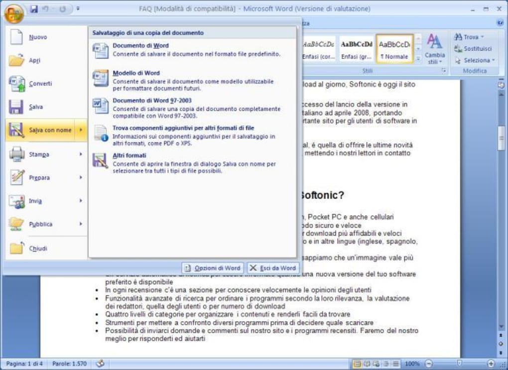 word 2007 free download for windows 10